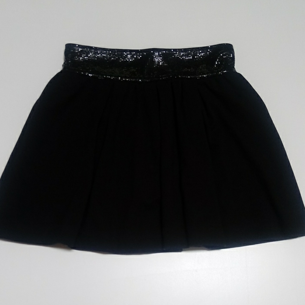 LaRok Black Miniw metal mesh waistband